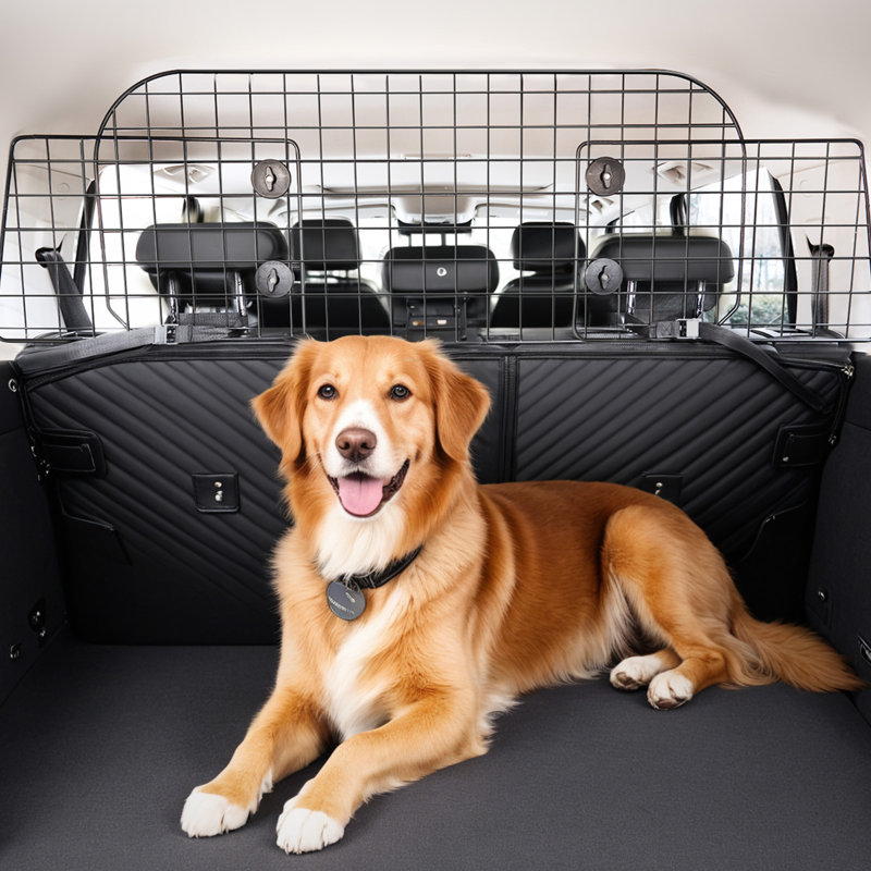Barrière de séparation pour chien 35,4 "à 60,6" Dog Car Barrier