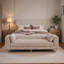 83" Chenille Upholstered End of Bed Bench with 2 Bolster Pillows and Solid Wood Legs-183204923