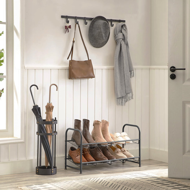 6 Pair Stackable Shoe Rack