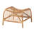 Bagryana 23.6" Wide Rattan Specialty Footstool Ottoman