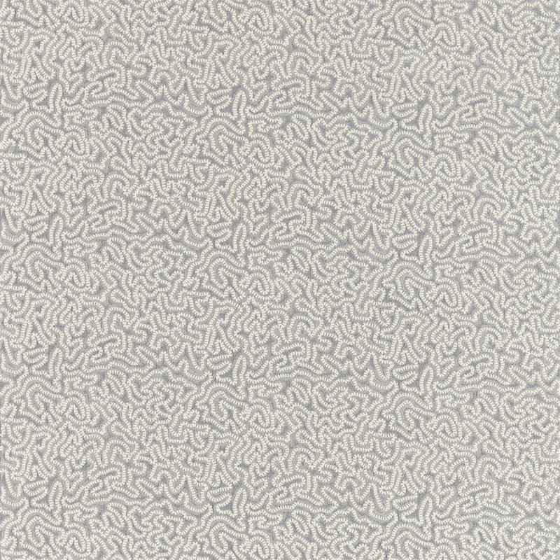 Maze Coral Fabric, Zinc