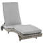 Chaise longue de piscine Outsunny