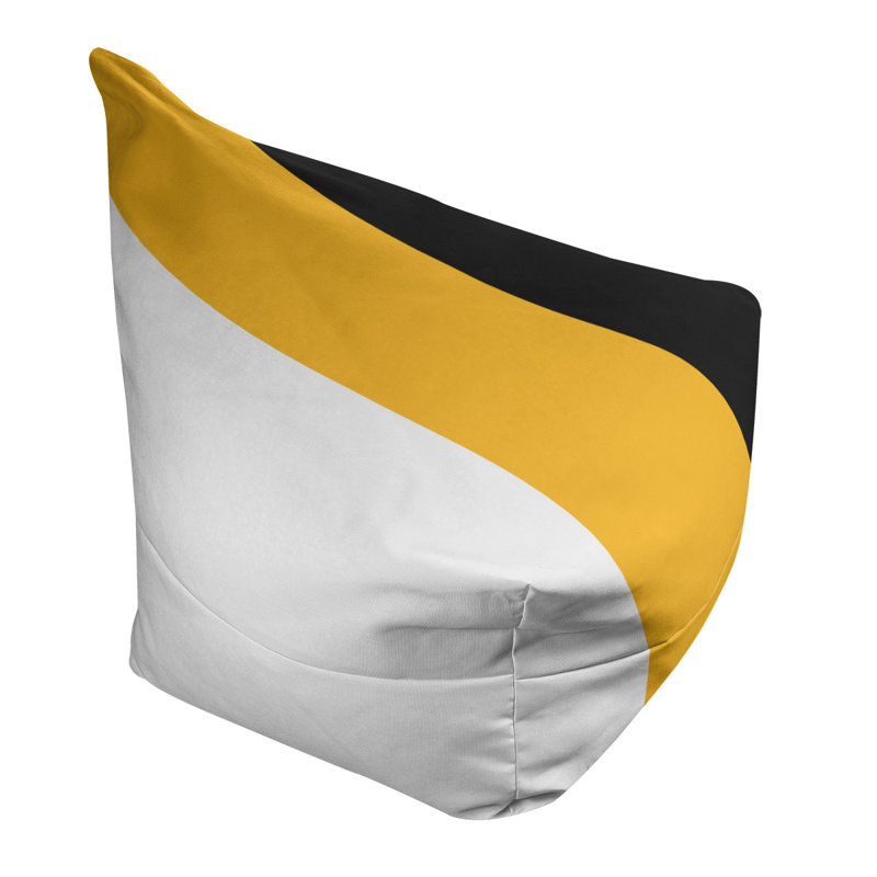 Sac de pois classique, H 30 po x l 27 po x P 27 po, White/Pittsburgh Gold/Black