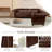 Faraaz Upholstered Faux Leather Chesterfield Sectional-198618779