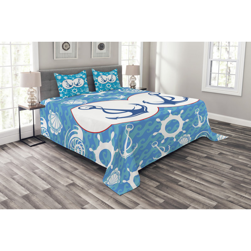 Bedspread Set with Shams, 220 x 264 cm