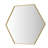 Modern Metal Framed Hexagon Wall Mirror-566911146-566911145