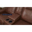 Canapé Murraylee Power avec ports de charge USB - Cuir cognac