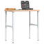 100cm W Solid Wood Top Height-Adjustable Workbench