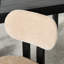 Chaise rembourrée moderne en bois massif avec dossier, belle chaise d'appoint pour salle à manger, bureau et salon-89826662