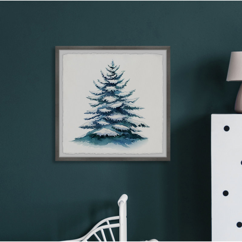 All Christmas Trees Are Perfect - Single Picture Frame Painting, 61cm H x 61cm W x 3.81cm D