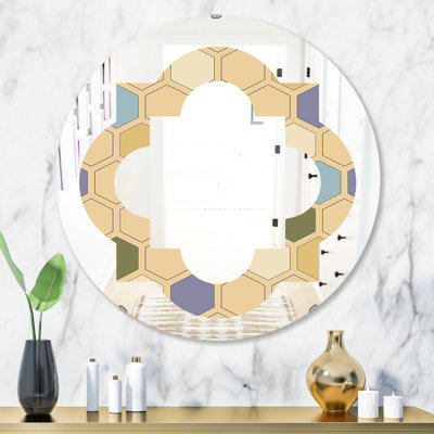 Miroir mural Hexagon