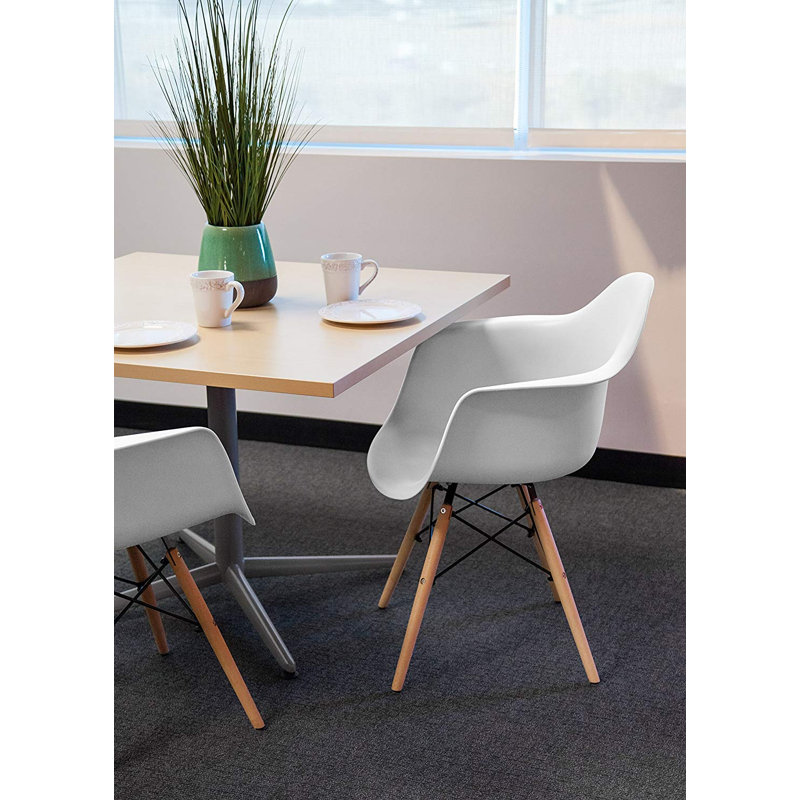 Chaise d'appoint Carbone Clegg, Blanc