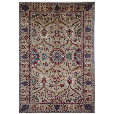 One-of-a-Kind Rectangle 11'6" X 17' Hand Knotted Area Rug