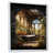White Floater Framed