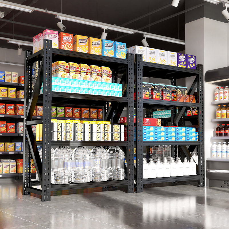 Étagère de garage réglable en métal robuste à 4 niveaux Mak Peace 4000LBS - H 69 po x l 47 po x P 23,7 po