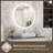 Roslindale Frameless Lighted Wall Mirror with 3 Color Brightness Adjustable & Anti-Fog-653924023