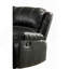 Canapé inclinable en cuir synthétique noir-1147673176