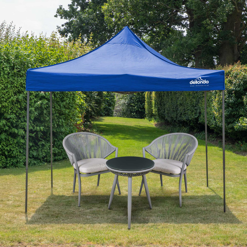 Premium 3m x 3m Steel Pop-Up Gazebo, Blue