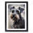 Schnauzer Informel - Single Picture Frame Rectangle Print on Wood-94219332-94219331