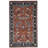 Rustic Oriental Red Hand Knotted Red / Navy Traditional Classic Wool Area Rug-537861515