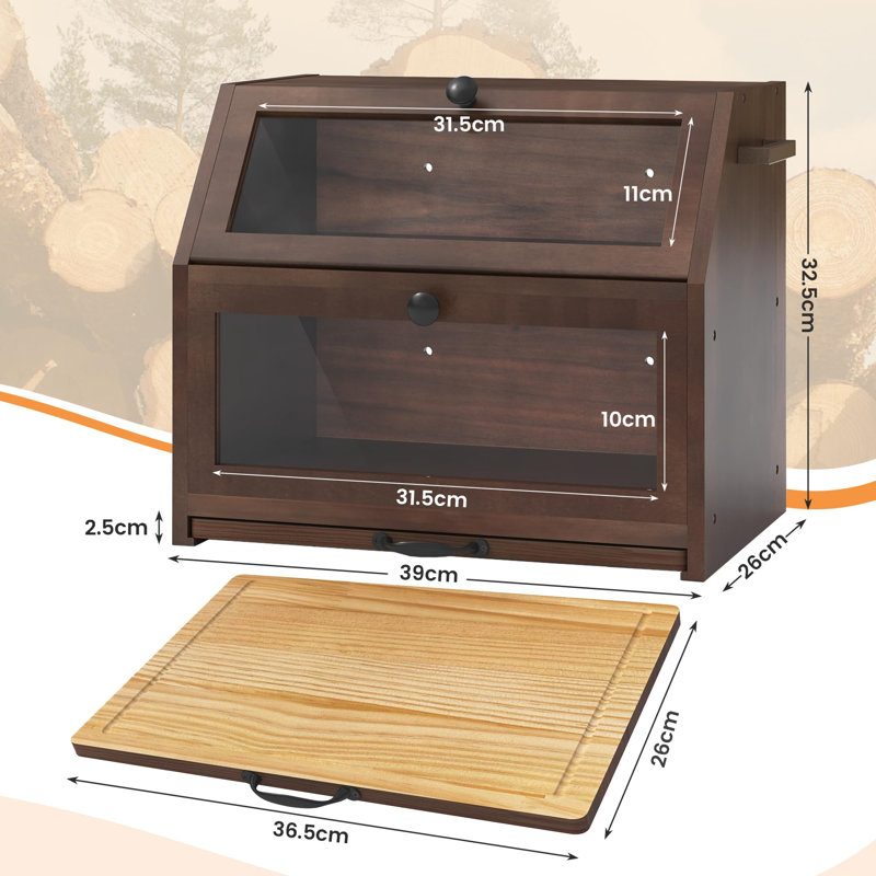 Wood Food Storage Container