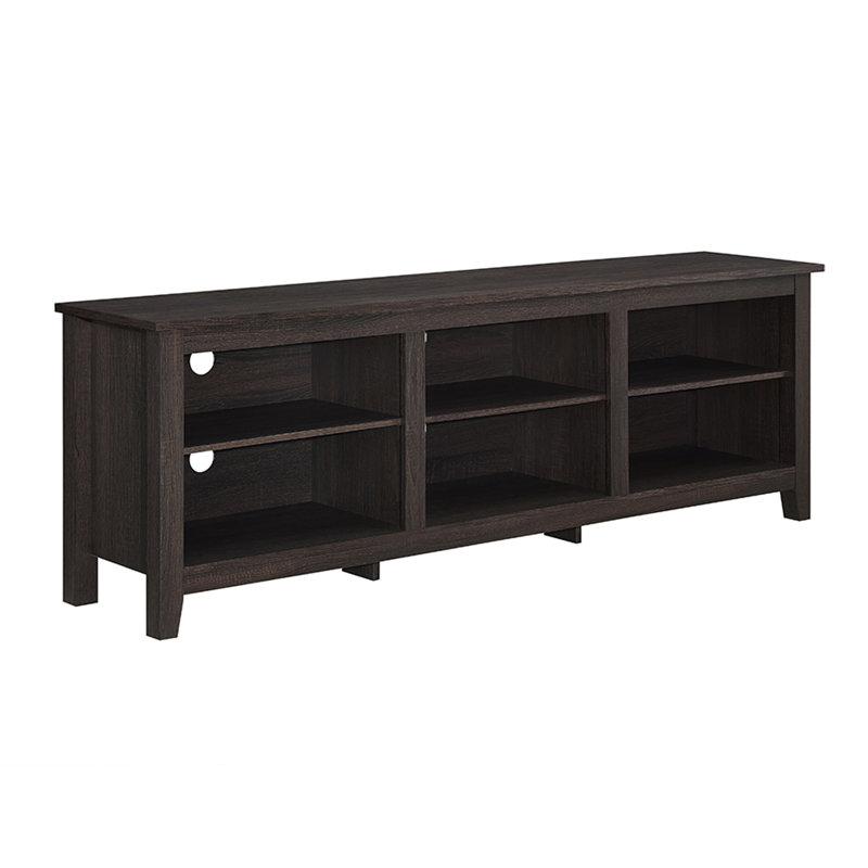 Meuble télé avec rangement ouvert Sunbury, Espresso, 70"