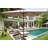 10 X 6.5T Rectangular Patio Solar LED Lighted Outdoor Umbrellas With Crank And Push Button Tilt-821957359