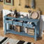 Console U_Style de 55,4 po avec trois tiroirs de rangement-392731757