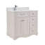 36" Solid Wood Sink Vanity  With 1' Artificial Stone Top-1410987404