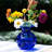 Hibiscus Handmade Glass Table Vase-93831419-40247647