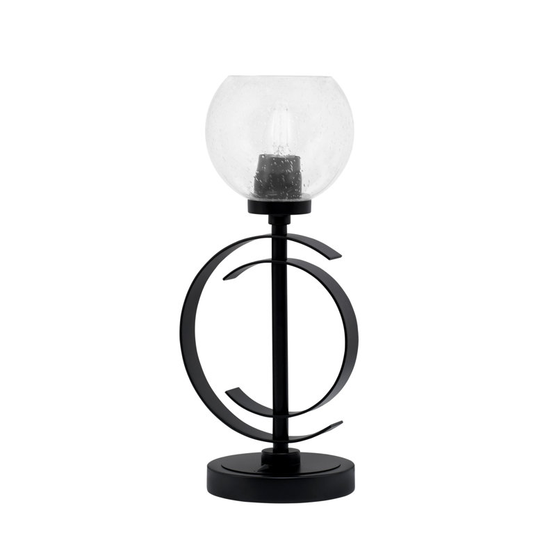 Lampe Artifore, Transparent, Noir mat