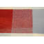 Tapis unique en laine noué à la main rouge / crème / bleu nouvel âge 8 pi x 10 pi 2 po Gabbeh