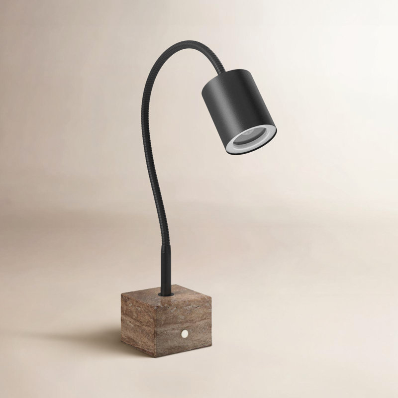Irby Adjustable Stone Desk Lamp