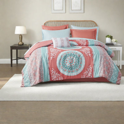 Ensembles de literie Boho pour lit simple TG, édredon en microfibre douce avec draps, idéal pour les chambres modernes