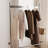 Premium Solid Wood Coat Rack Stainless Steel