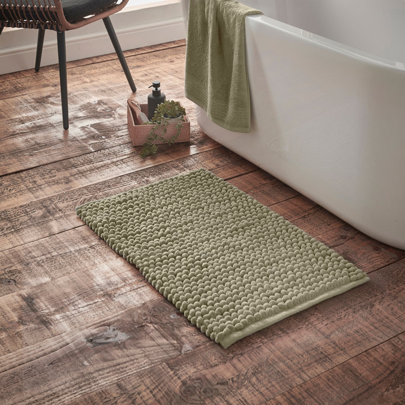 Aspen Bobble Bath Mat, Green