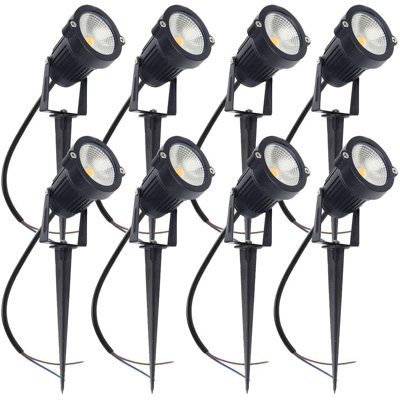 Black Low Voltage Metal Spot Light Pack