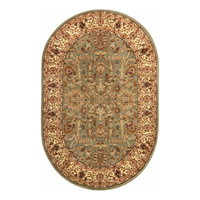 Niles Oriental Light Green Area Rug