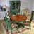 Green Solid Wood+Glass Display Cases