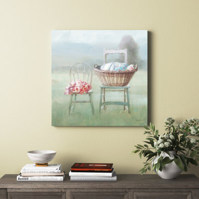 " Laundry Day III " by Danhui Nai Painting Print
