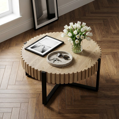 Table basse à tambour Modern