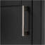 Meuble-lavabo moderne noir 20,28 po avec lavabo en céramique, structure en bois et tiroir - idéal pour les petites salles de bain.-2094015835