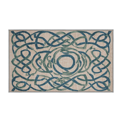 Machine Washable Gray Area Rug