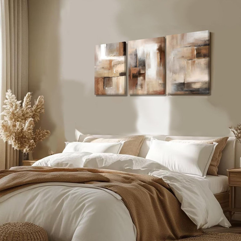 3 Piece Wrapped Canvas Wall Art