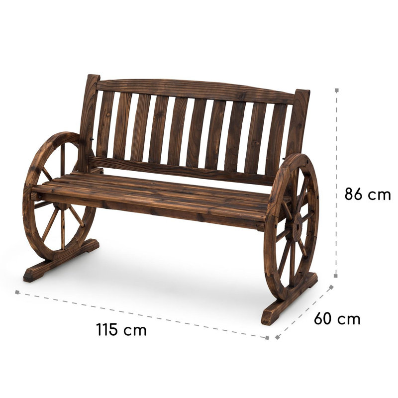 Solid Wood Fir Outdoor Bench