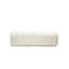Banc rembourré blanc 59 po 59 po