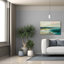 «Pastel Lake» par Silvia Vassileva, art mural sur toile