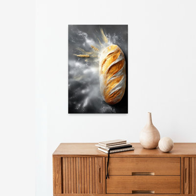 Warm Rustic Bread Rustic Contemporary Wall Art
