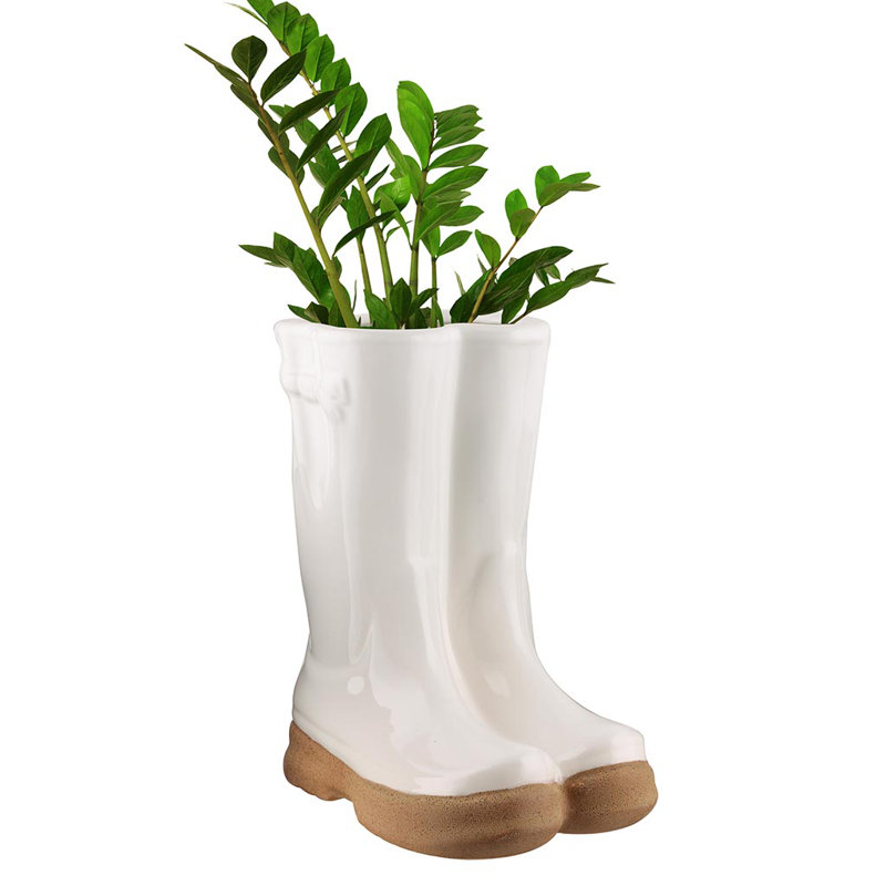 Myrick Ceramic Statue Planter, White
