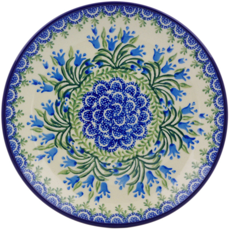 Plaque de poterie polaire 8 po Feathery Bluebells